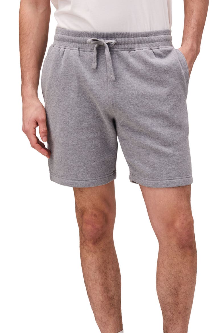 The Recycled Fleece Sweatshort, Main, color, Heather Grey