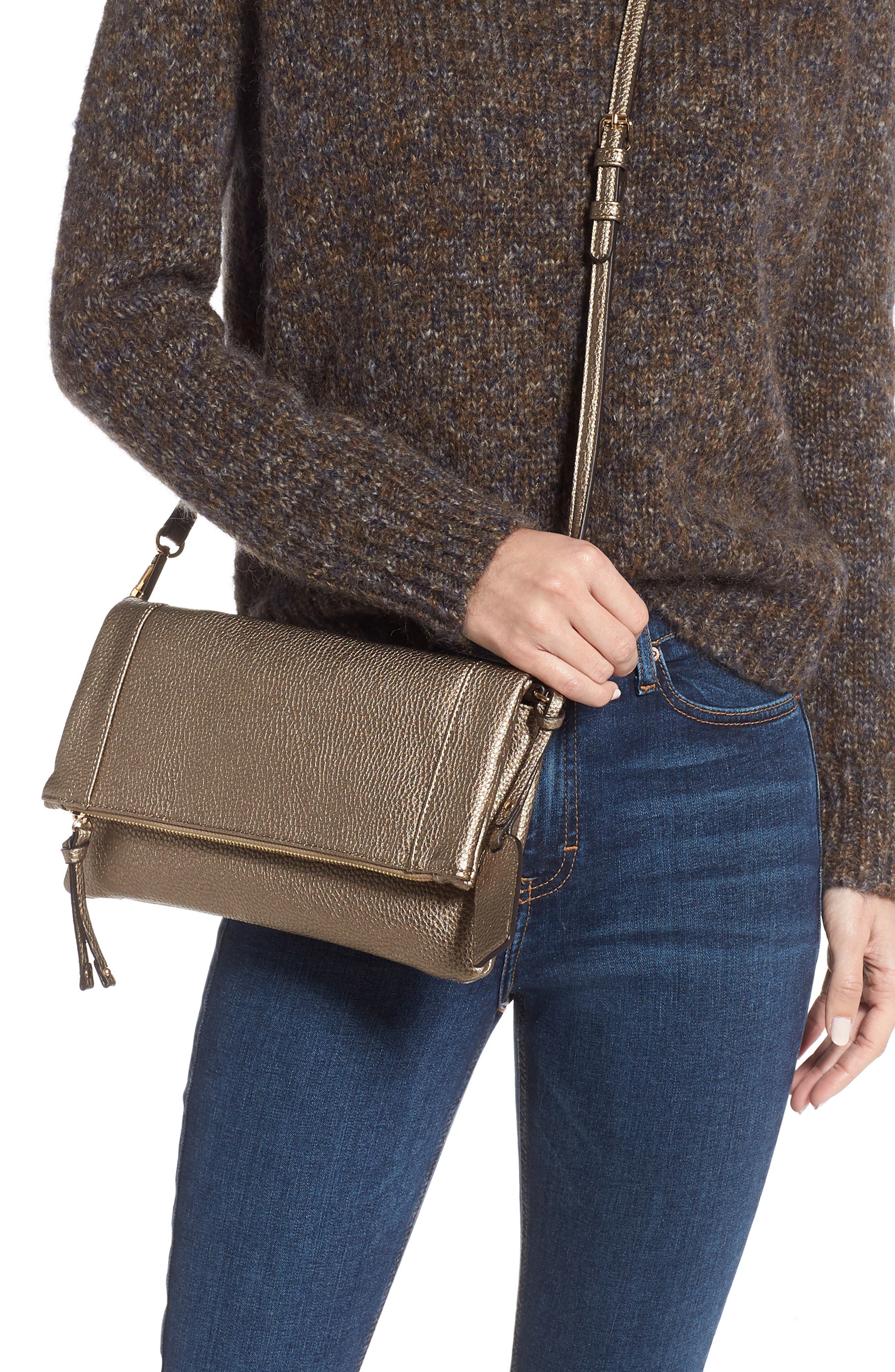 Sole Society Marlena Faux Leather Clutch, Alternate, color, 