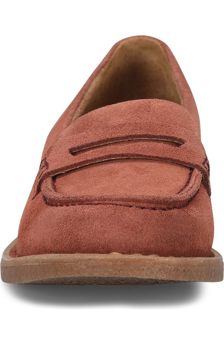 Børn Marlo Penny Loafer, Alternate, color, Rust Suede