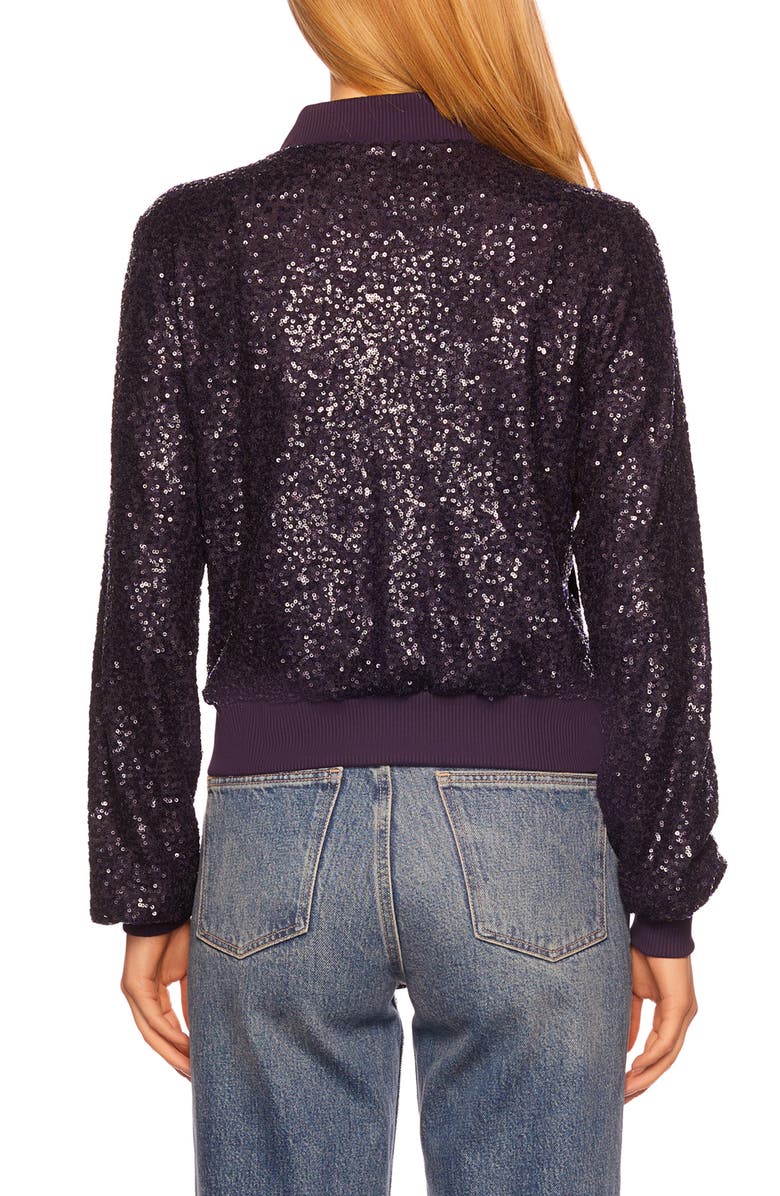 Susana Monaco Sequin Bomber Jacket, Alternate, color, 
