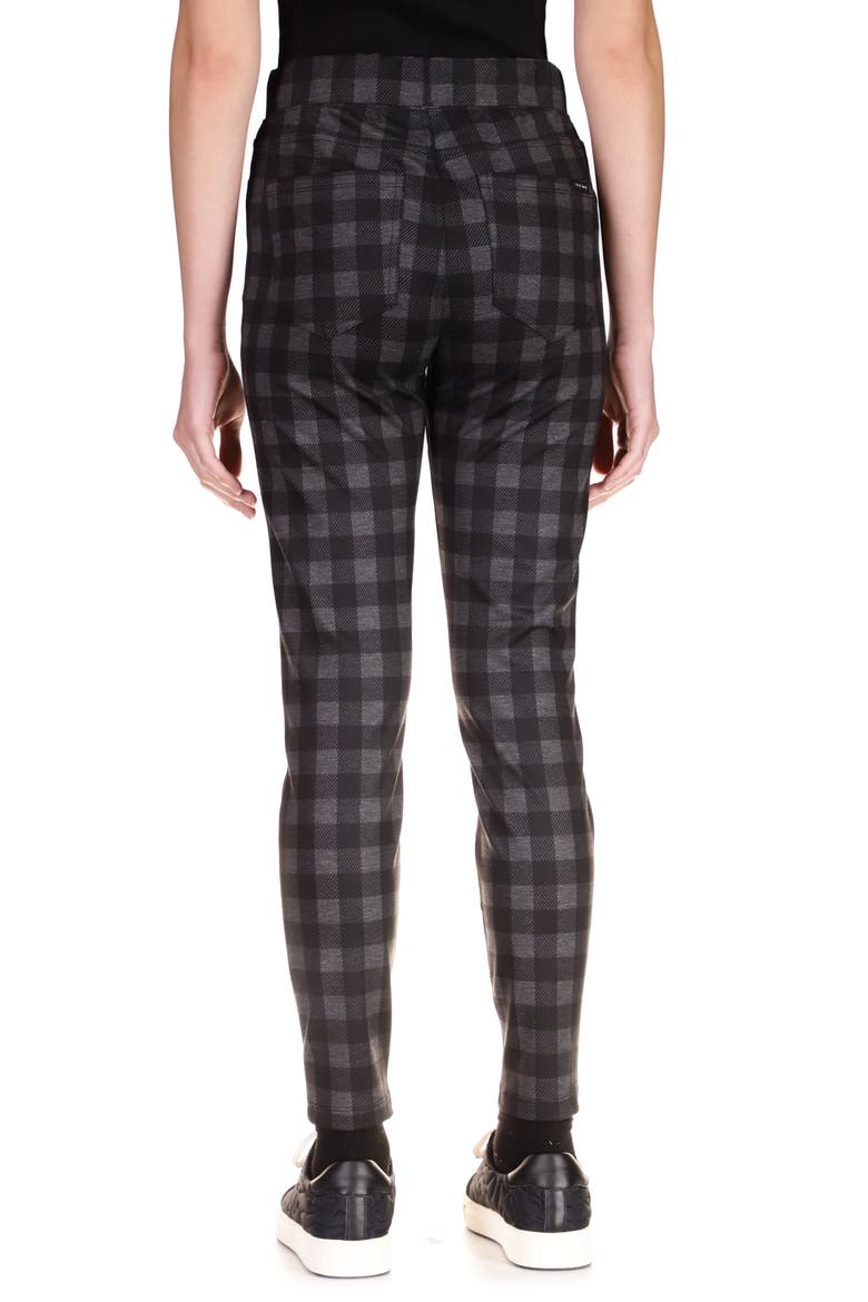 Runway Plaid Leggings, Alternate, color, ONYX CHECK