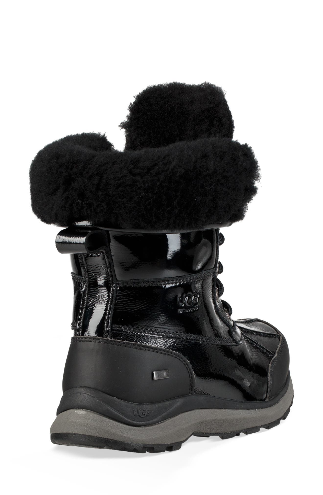 UGG<sup>®</sup> Adirondack III Waterproof Insulated Patent Winter Boot, Alternate, color, 