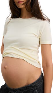 HATCH Collection The Softsculpt Knit Maternity Tee