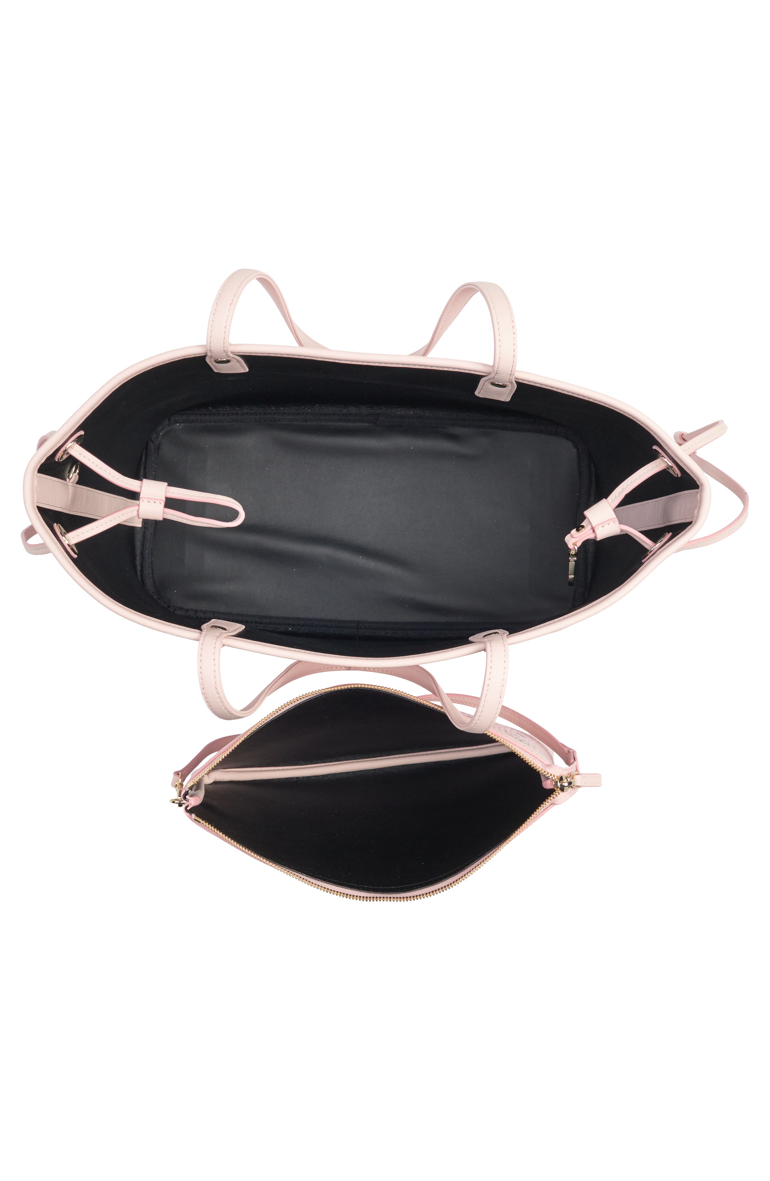 MCM Medium Aren VI Leather Shopper Tote Bag, Alternate, color, 