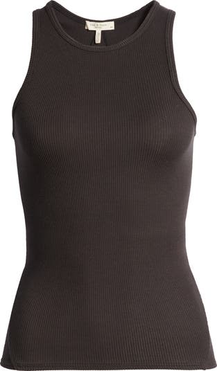 rag bone The Essential Rib Organic Pima Cotton Blend Tank