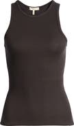 rag & bone The Essential Rib Organic Pima Cotton Blend Tank