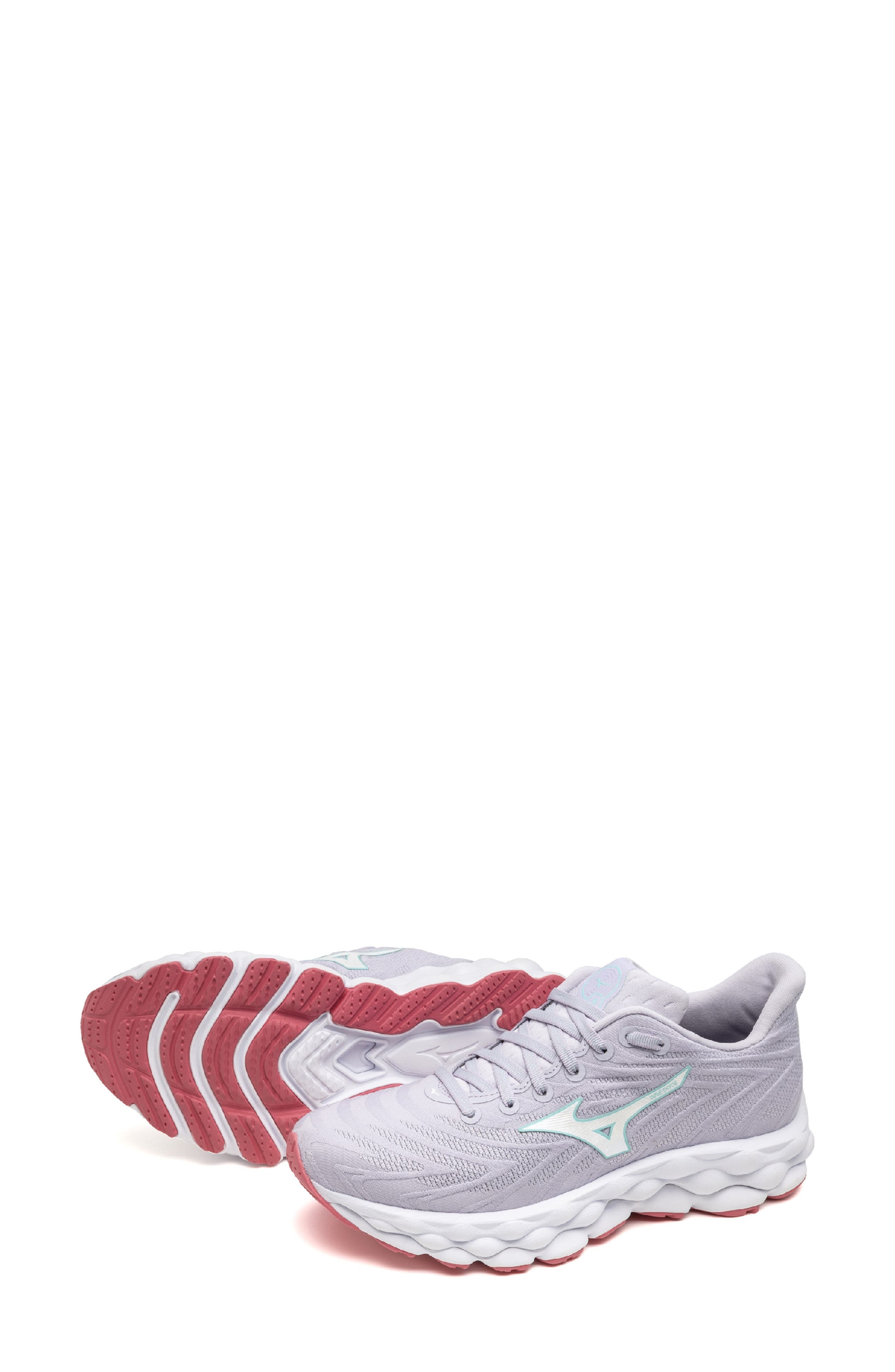 Wave Sky 8 Running Shoe, Alternate, color, THISTLE-WHITE