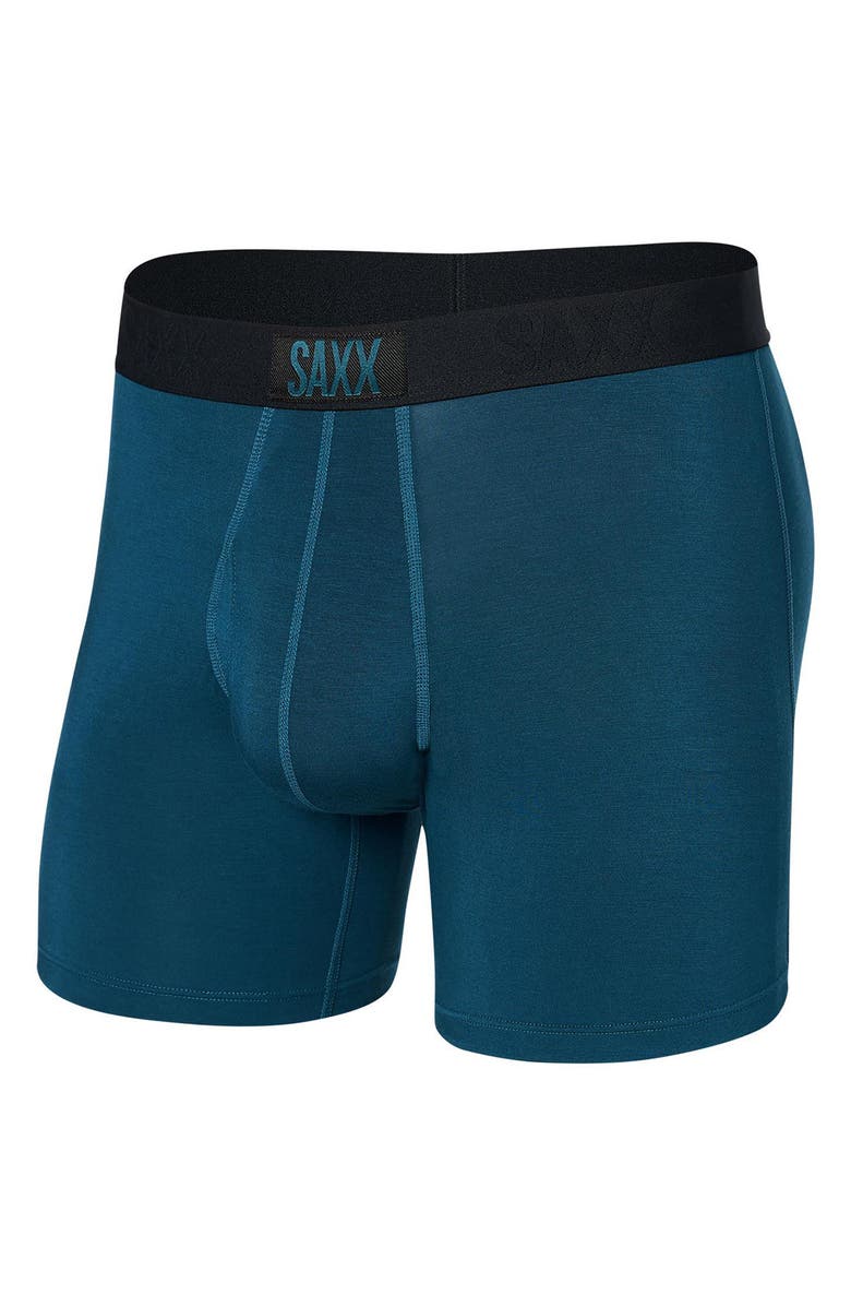 SAXX Ultra Supersoft Boxerf Briefs, Alternate, color, Deep Ocean