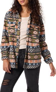 O'Neill Zuma Print Superfleece Shirt Jacket
