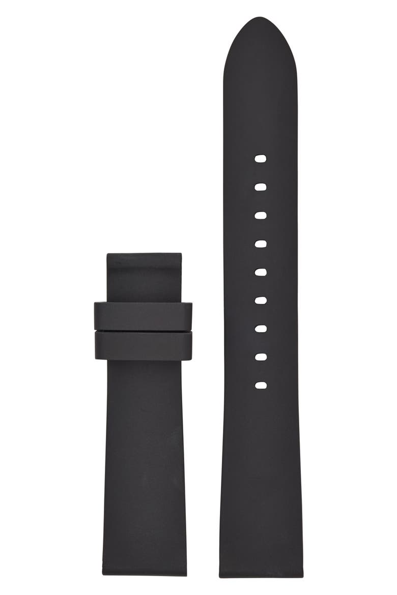 MICHAEL Michael Kors Runway Smart Watch Silicone Watch Strap, Main, color, BLACK