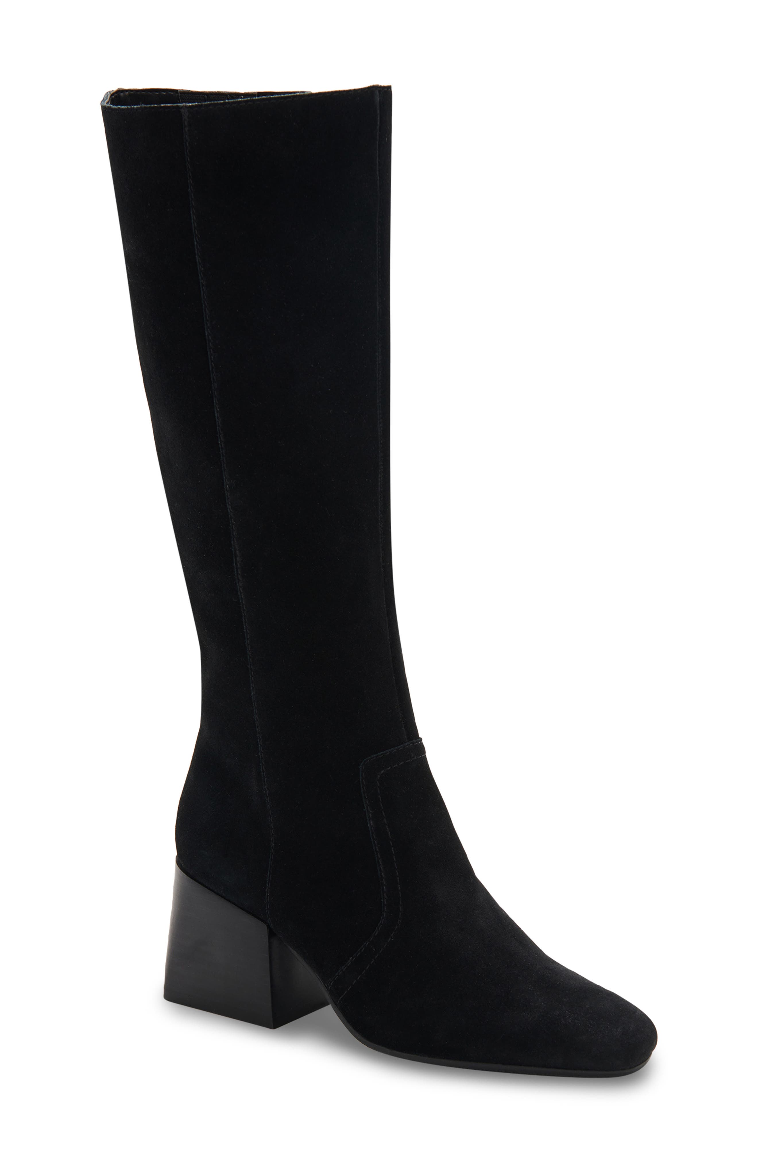 Blondo Women's Tessa Waterproof Knee High Boot Chocolate 9　並行輸入品 NEW!! Blondo TESSA Black Suede Leather WATERPROOF Knee