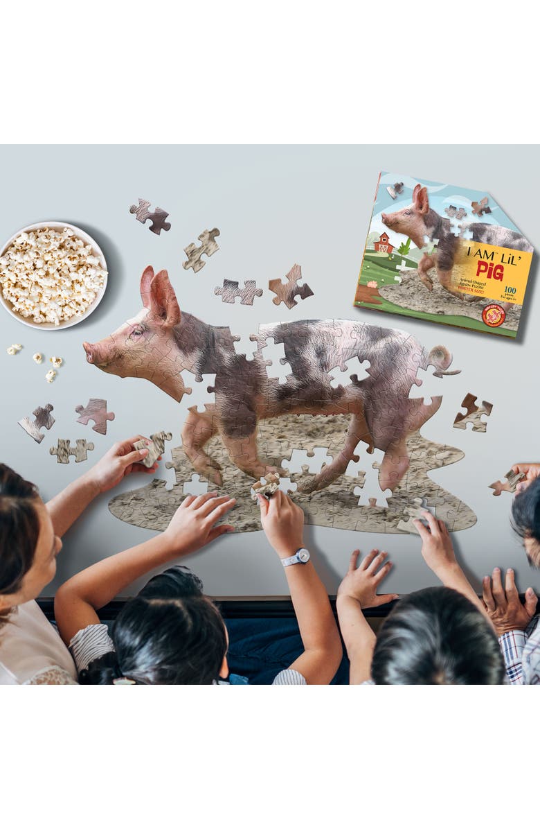 Madd Capp Lil Pig Jigsaw Puzzle, 100 Pieces, Alternate, color, Multicolored