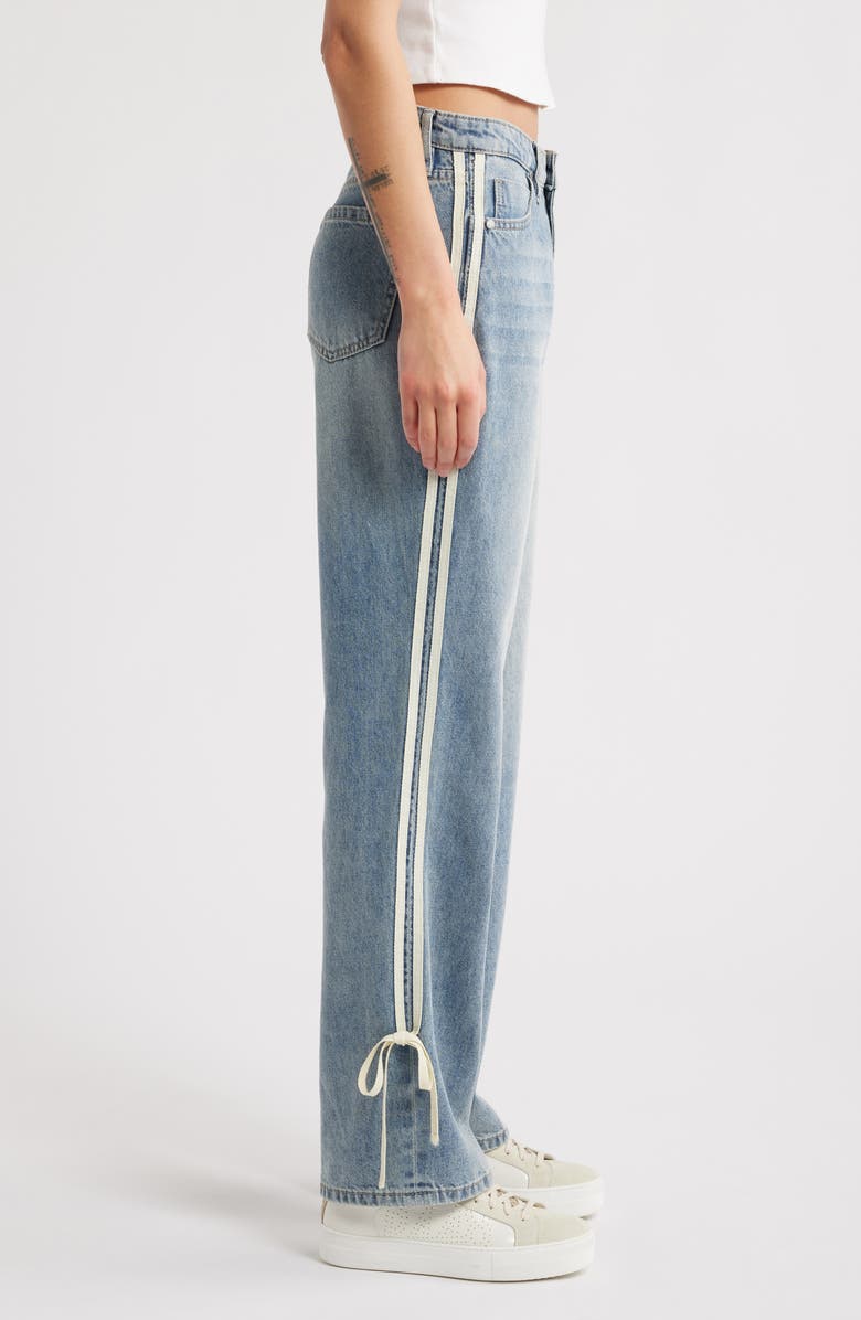 PTCL Side Stripe Wide Leg Jeans, Alternate, color, 