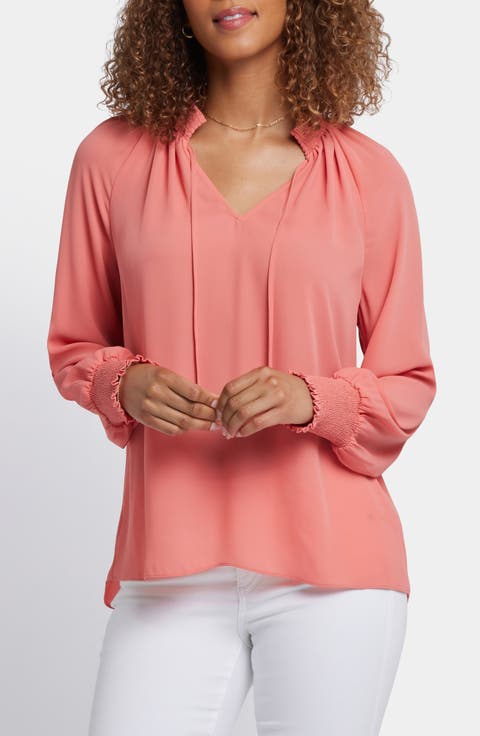 Gemma Smocked Neck Top