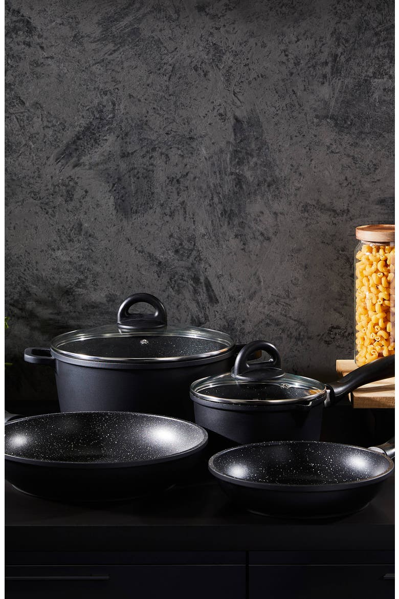 STONE™ 6-Piece Cookware Set, Alternate, color, BLACK