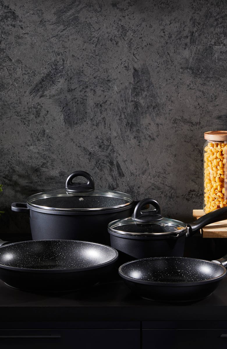 Cuisine::pro<sup>®</sup> STONE<sup>™</sup> 6-Piece Cookware Set, Alternate, color, Black