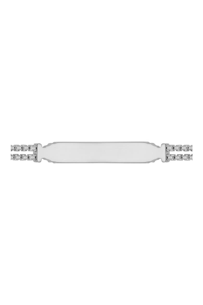 Engravable Baja Deco ID Bracelet, Alternate, color, SILVER