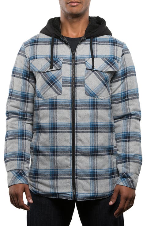 Redwood Flannel Hooded Jacket