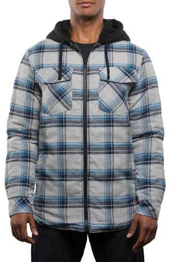 BURNSIDE Redwood Flannel Hooded Jacket