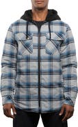 BURNSIDE Redwood Flannel Hooded Jacket