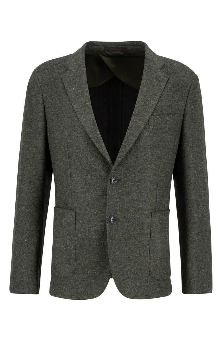 Barbour Armstrong Mélange Knit Sport Coat, Alternate, color, Olive