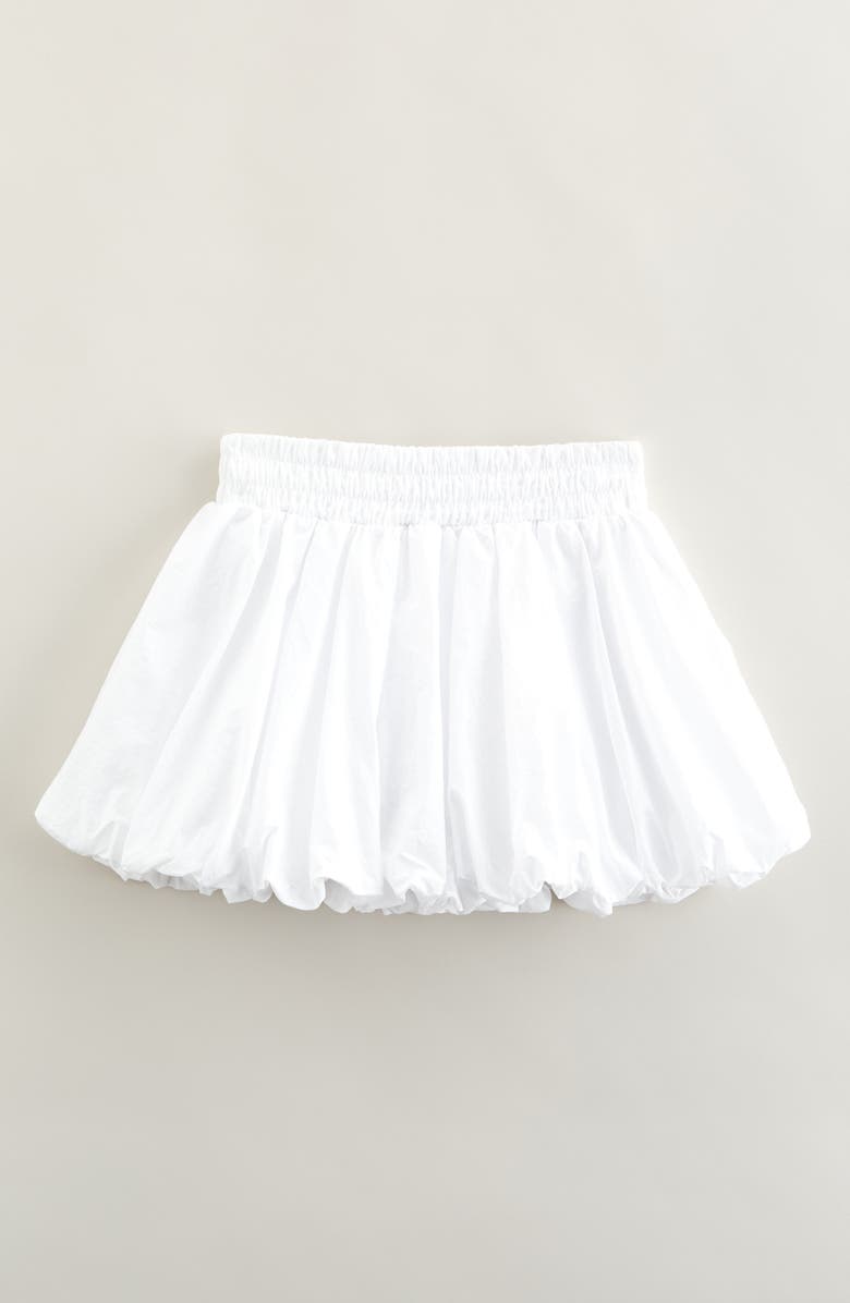 Zella Girl Kids' Court Bubble Skort, Alternate, color, White