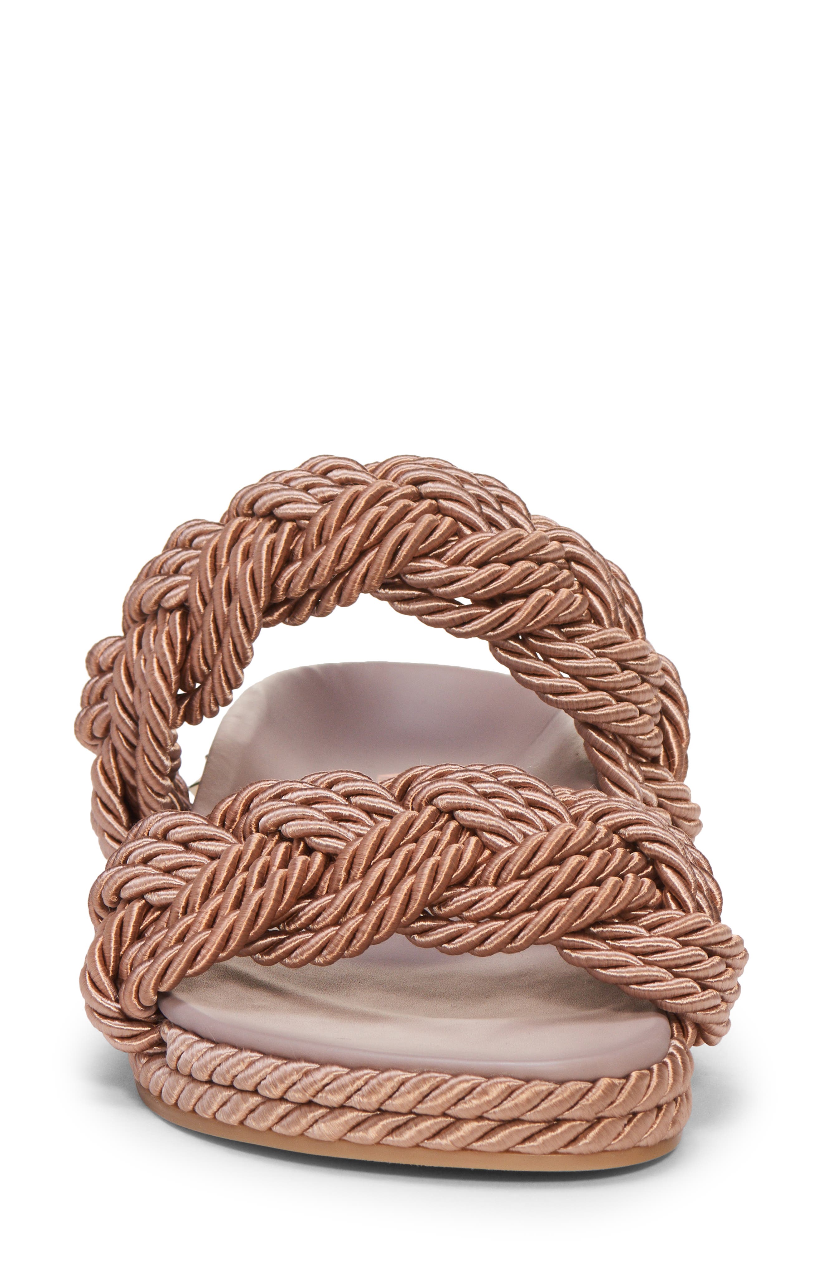 Valentino Garavani Valentino Torchon Rockstud Slide Sandal, Alternate, color, 