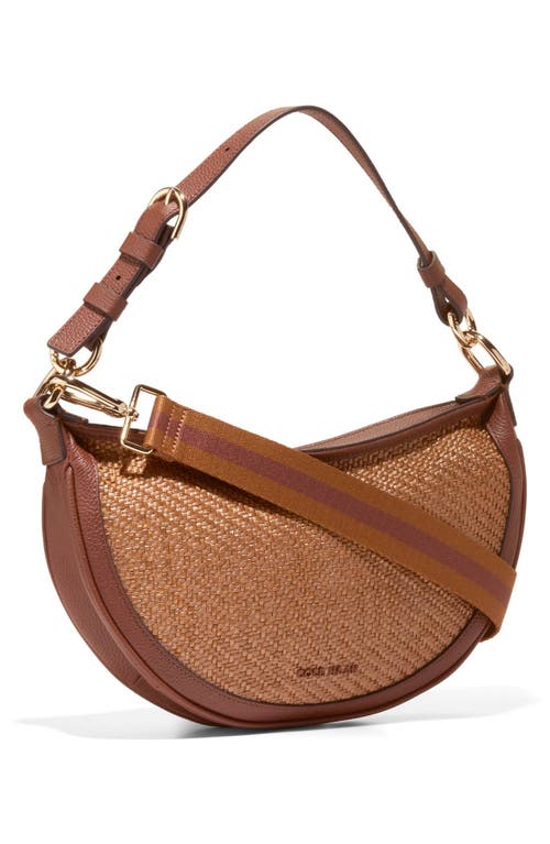 Cole Haan Elizabeth Raffia & Leather Crossbody Bag