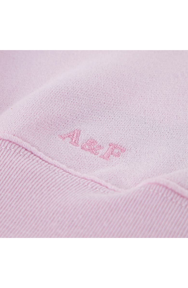 abercrombie kids Kids' Essential Quarter Zip Pullover, Alternate, color, Cradle Pink