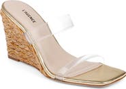 L'AGENCE Farrell Espadrille Wedge Slide Sandal