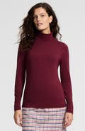 Lands' End Lightweight Jersey Long Sleeve Turtleneck