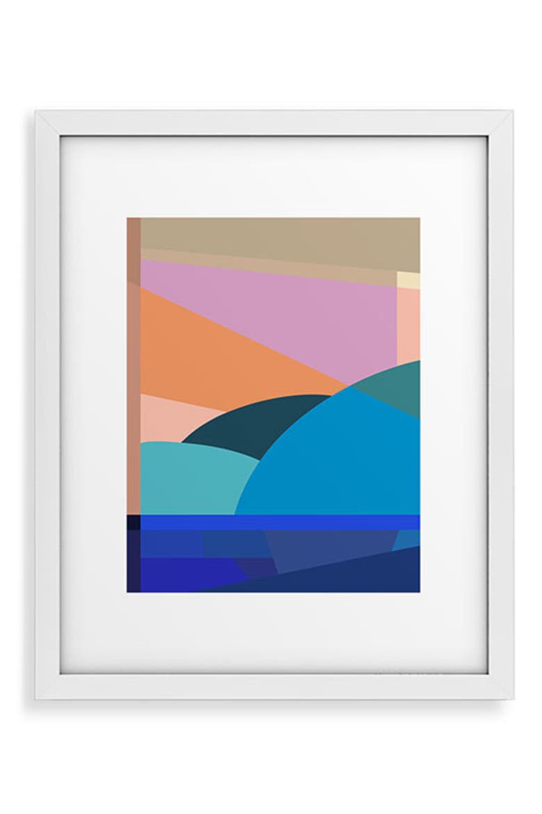 In The Winter Sun Framed Art Print, Main, color, WHITE FRAME