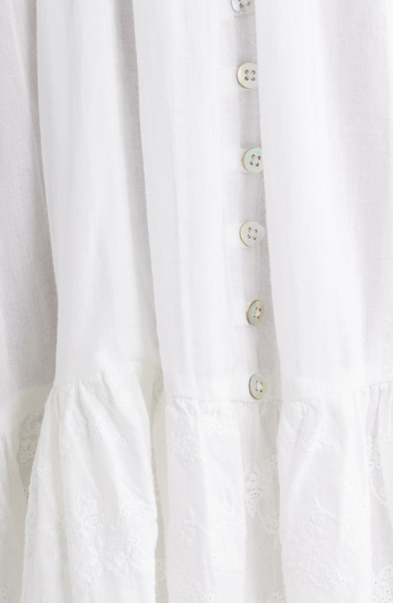 BDG Urban Outfitters Belle Cotton Romper, Alternate, color, White