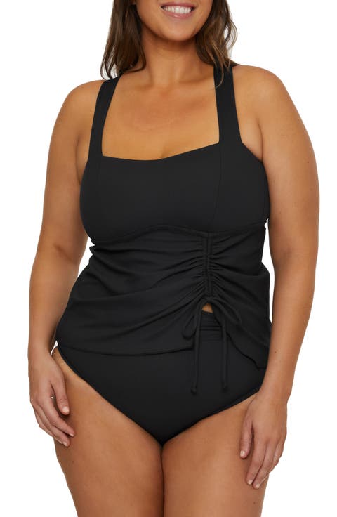 Modern Edge Rib Tankini