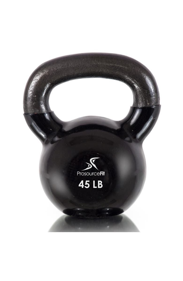 ProsourceFit Vinyl Coated Iron Kettlebell, Main, color, 45 Lb