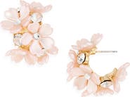 NATASHA Flower Huggie Earrings