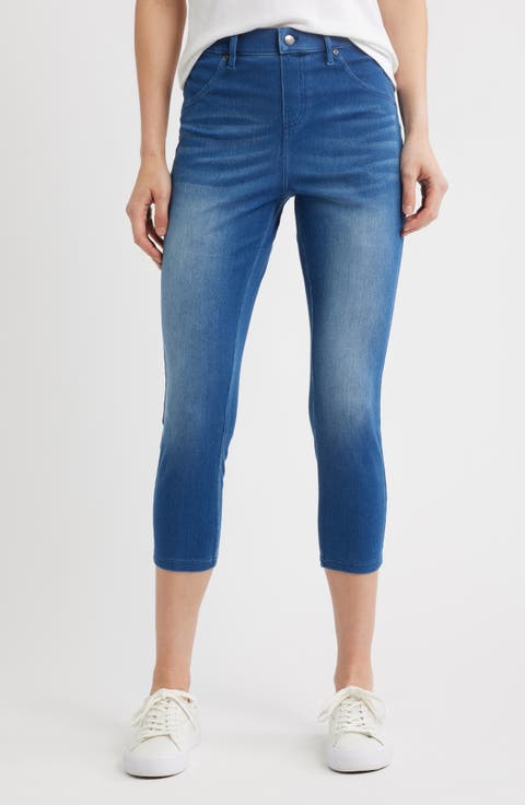 Ultrasoft Denim Capri Leggings