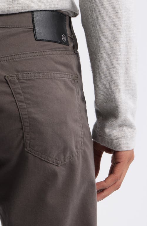 Ag Tellis Airluxe™ Commuter Performance Sateen Slim Fit Pants In Brown
