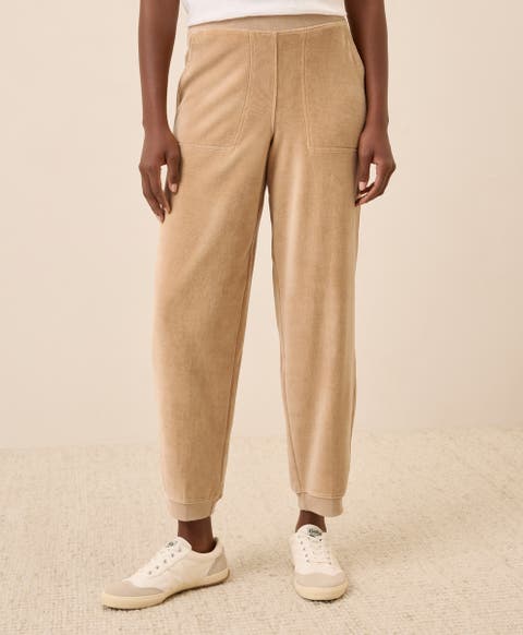 Organic Cotton Pure Velour Relaxed Sweatpant