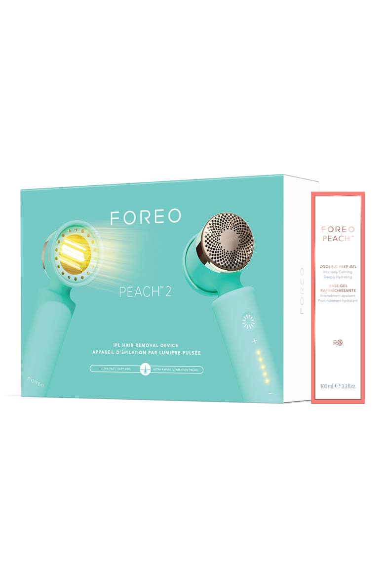PEACH™ 2 IPL Hair Removal Device & Prep Gel Bundle, Alternate, color, GREEN