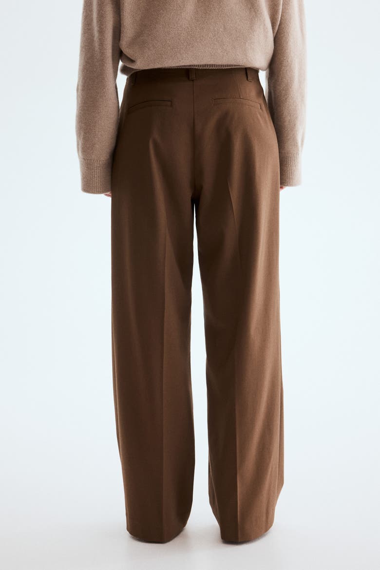 Tailored Trousers, Alternate, color, Brown