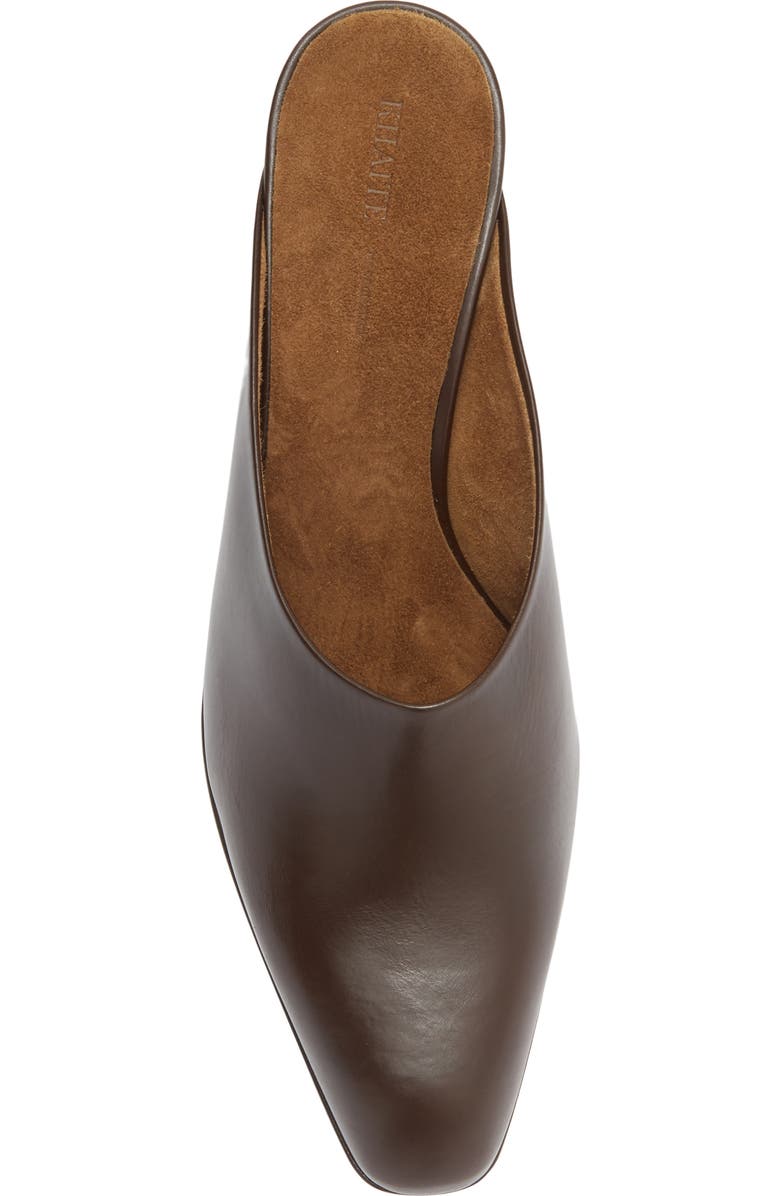 Khaite Colt Square Toe Mule, Alternate, color, Cacao