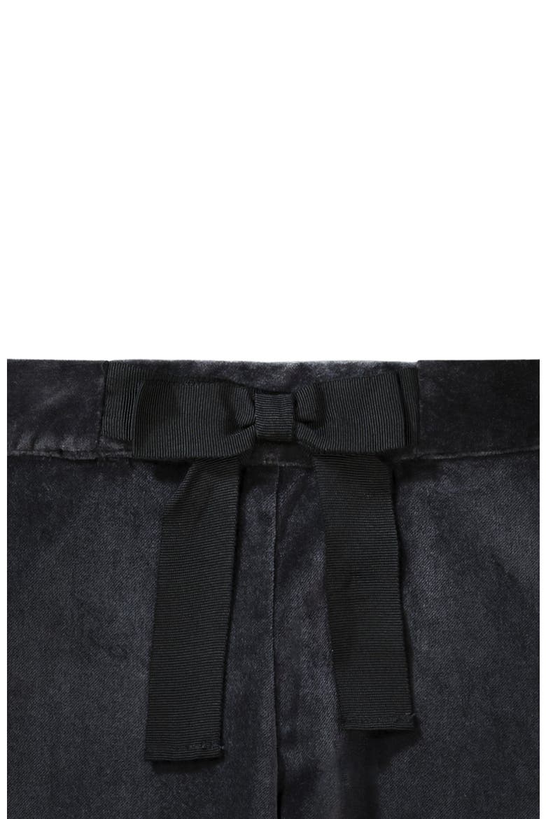 Girls' Straight Dressy Pant with Bow, Toddler, Alternate, color, Black