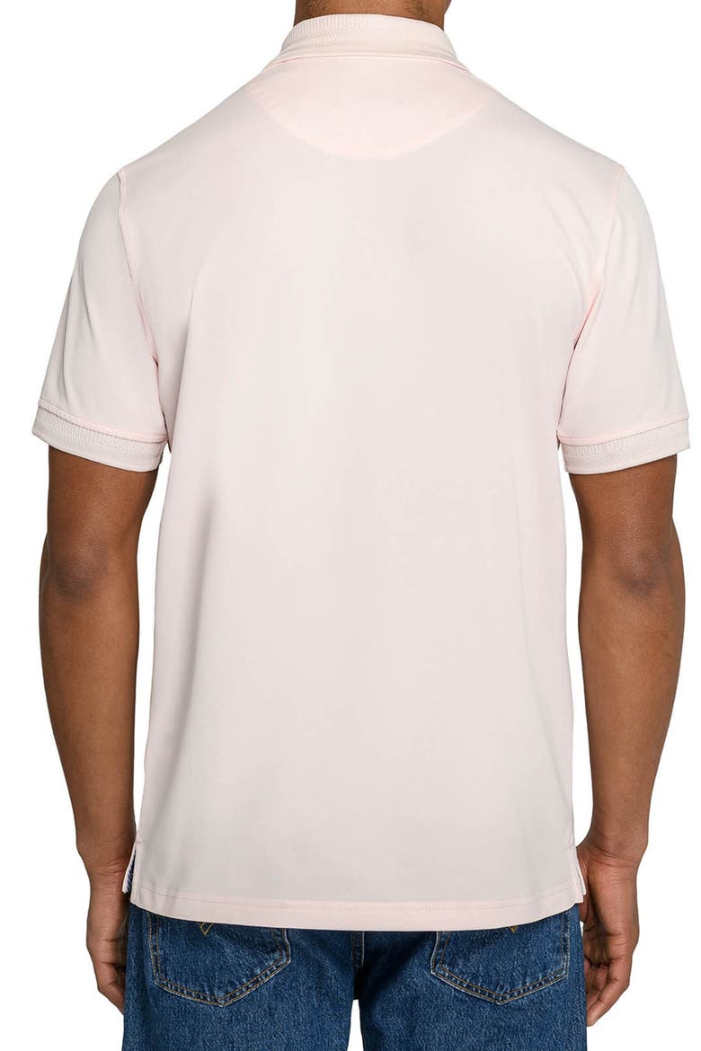 Slim Fit Short Sleeve Solid Polo, Alternate, color, PINK
