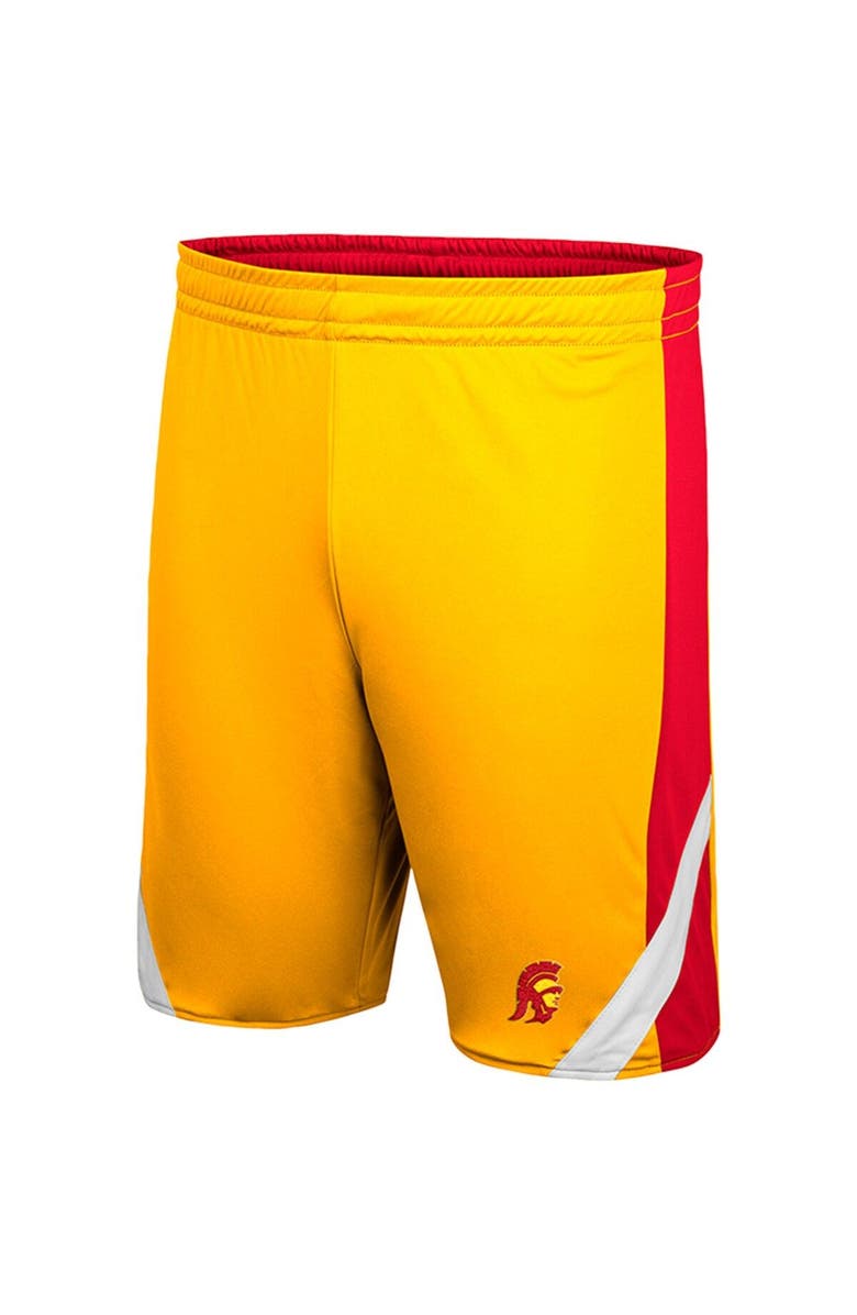 COLOSSEUM Men's Colosseum Cardinal/Gold USC Trojans Am I Wrong Reversible Shorts, Alternate, color,