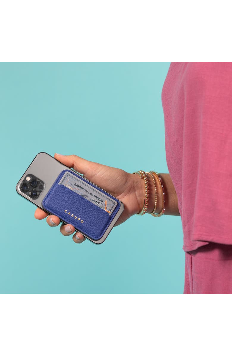 Casupo Leather Magsafe Wallet, Alternate, color, Cobalt