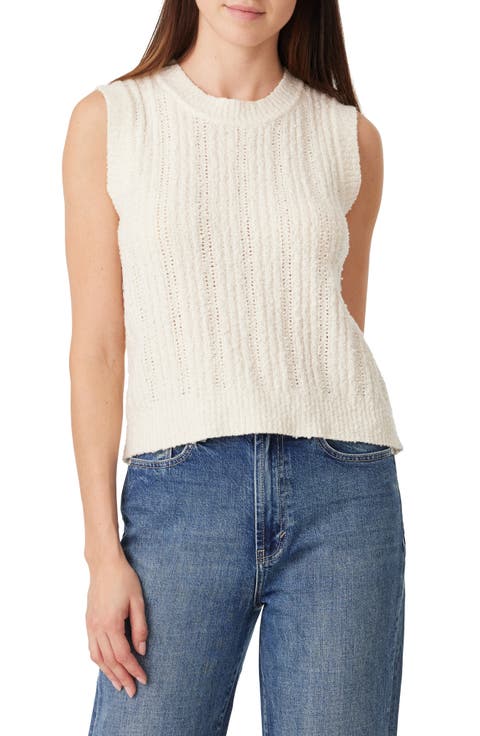 Texture Sleeveless Sweater