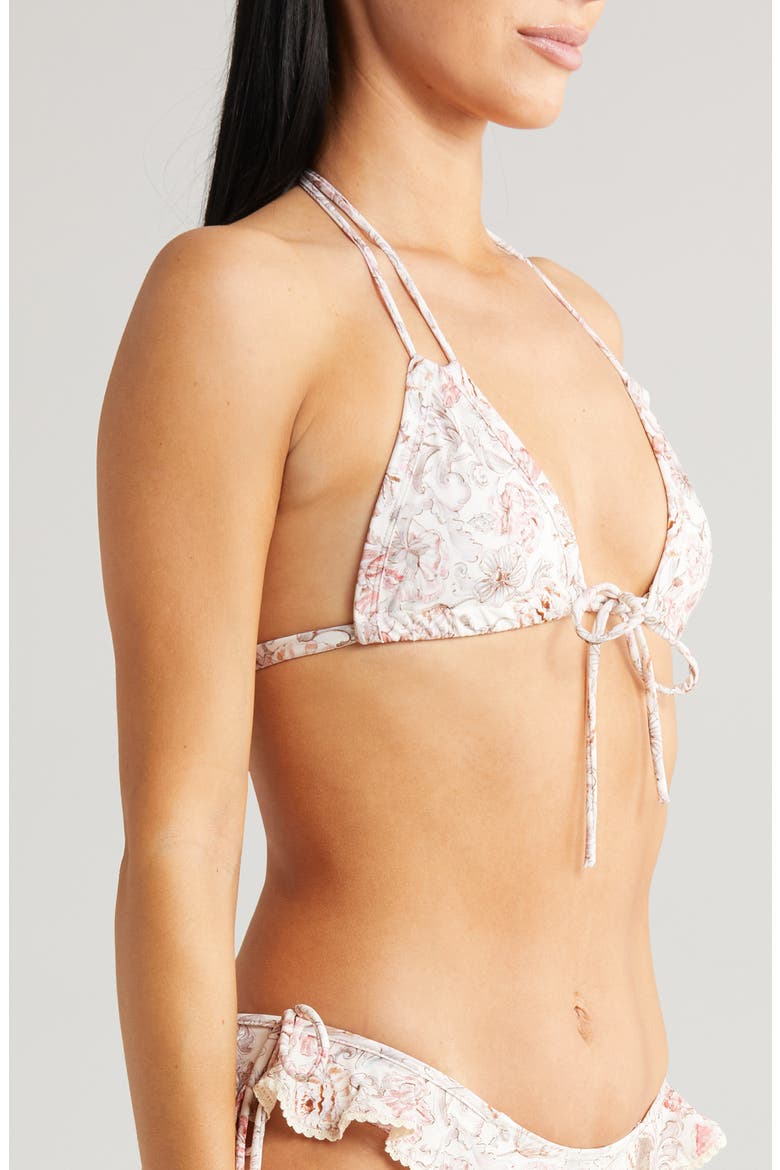 Venecia Floral Strappy Bikini Top, Alternate, color, VENECIA FLORAL