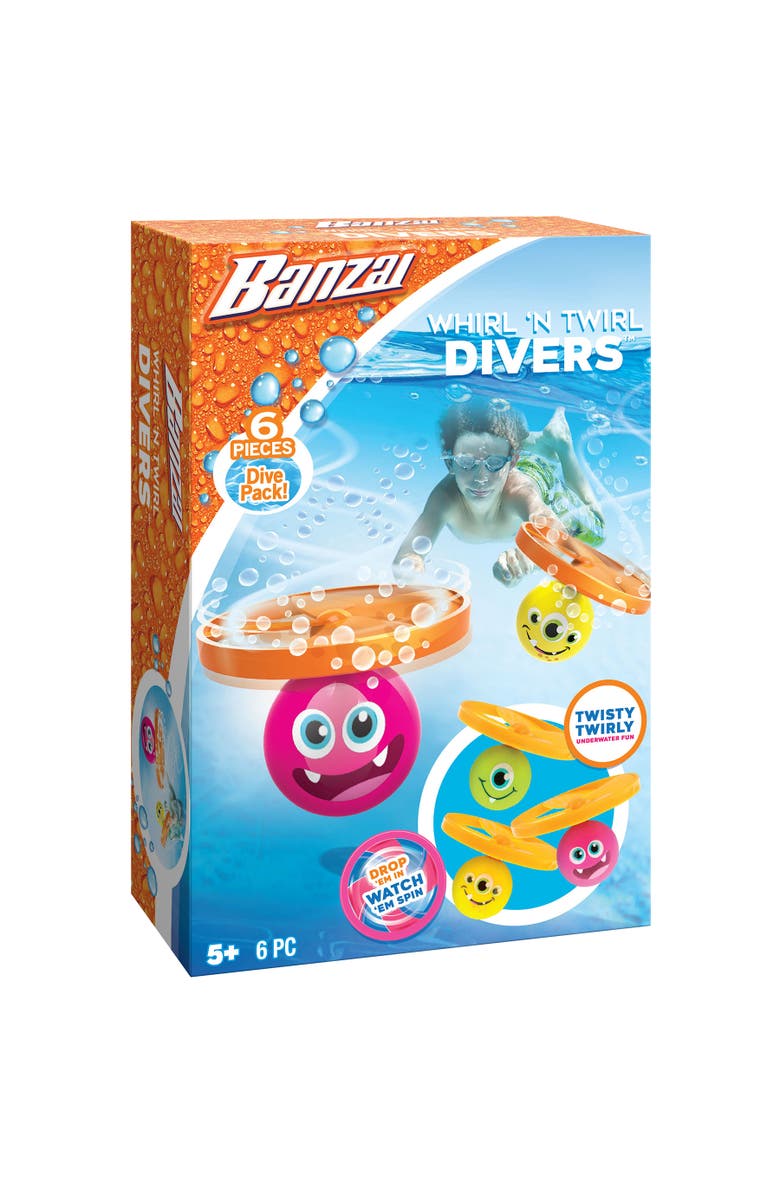 Banzai 6 Piece Whirl
N Twirl Pool Dive Set, Main, color, Multicolored