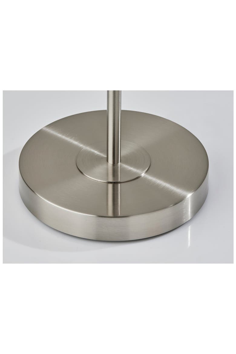 Vega LED Torchiere Floor Lamp, Alternate, color, BRUSHED STEEL